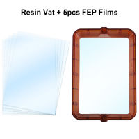 (Fee Gift:5XFEP Films) Material Rack Resin Vat Light Curing 3D Printer Parts with 5pcs FEP Film 200*140mm Thickness 0.1mm Per Sheet Compatible with Wanhao D8 D7 UV Resin DLP SLA 3D Printer