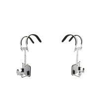 WDGREAT 2ชิ้น Marching Snis Drum Carrier ผู้ถือชิ้นส่วนอุปกรณ์กระทบอัลลอย