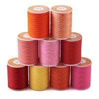 【YD】 9 Rolls/Set 1mm Waxed Polyester Cord Twisted Mixed Color about 11m/Roll for Jewelry Making Necklaces