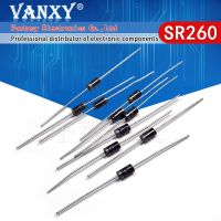 50ชิ้น Sb260 Sr260 2a 60V Do-15 Schottky Diode Pping