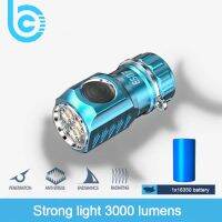 ES03 3xSST20 3000LM พลังสูง USB ไฟฉาย LED ชาร์จได้18350โหมด6ไฟฉายสว่างมากสำหรับวิ่งปีนเขาตอนกลางคืน