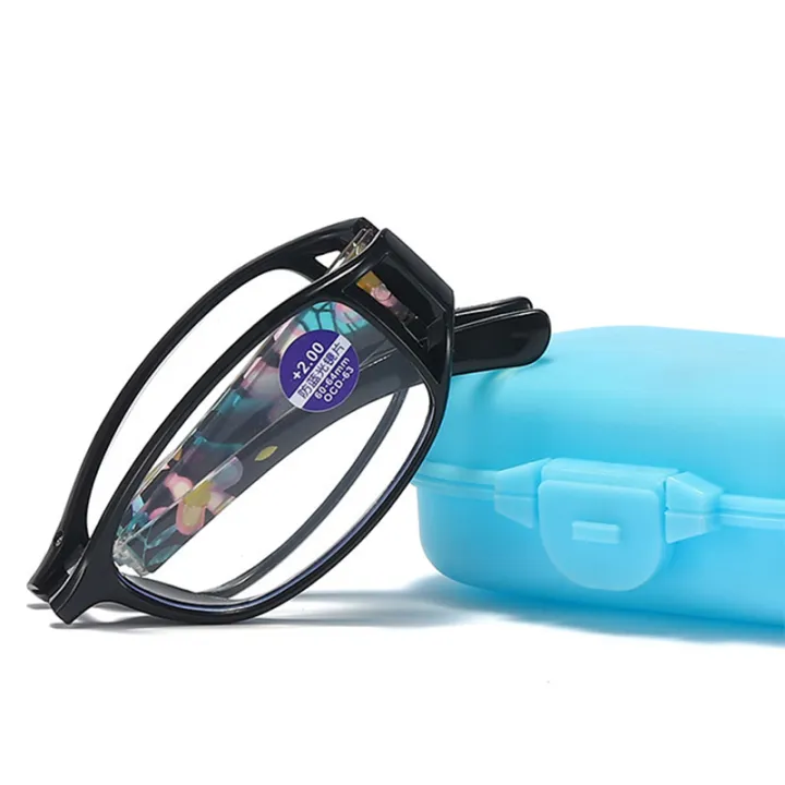 Folding Reading Glass for Women with Grade Eyeglass Portable Magnifier