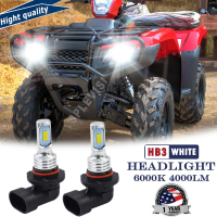 2x 9005 LED Headlight 6000K Bulbs For Honda Foreman 500 TRX500FM 2005-2019 Foreman 450 500 4x4 02-04 05-14