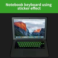 สติกเกอร์แป้นพิมพ์ภาษารัสเซียกันน้ำเรืองแสง,แป้นพิมพ์แป้นพิมพ์ภาษาสเปนภาษาอังกฤษภาษารัสเซียปุ่มกดฟิล์มป้องกันตัวอักษรสำหรับแล็ปท็อปพีซี