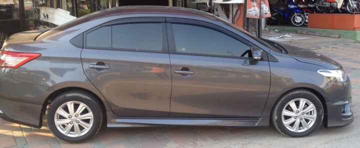 สเกิร์ตข้าง-สเกิร์ตข้างรถยนต์-vios-2014-2015-2016-ทรงviper-งานดิบไม่ทำสี