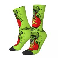 【jw】✁  Happy Mens compression Socks Tales of the Rat Fink Goodman Hip Hop Pattern Crew