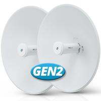 PowerBeam AC Gen2 (PBE-5AC-Gen2 Set)  Pack 2 - 450+ Mbps (5.0 GHz AC) High-Performance airMAX ac Bridge (CPE), 25 dBi Solid Dish Antenna