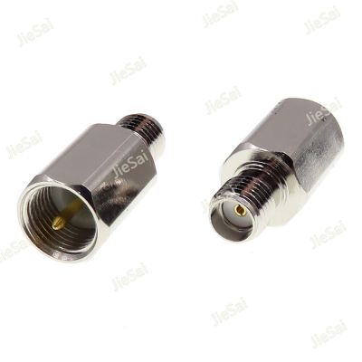 2pcs FME-J/SMA-K FME Male To SMA Female Plug Connector Adapter Electrical Connectors