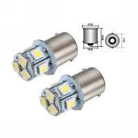 Idealhere ba15s r5w 1156 5050 8SMD LED รถยนต์หางเลี้ยวหลอดไฟสีขาว