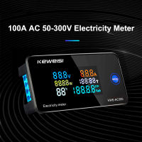 AC50-300V สมาร์ทดิจิตอลโวลต์มิเตอร์แอมมิเตอร์พลังงานพลังงานเมตรจอแสดงผล LED AC Wattmeter แรงดันไฟฟ้าเมตรปัจจุบัน