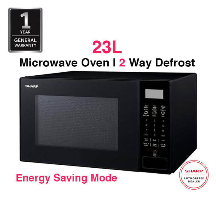Sharp 23L Microwave Oven R239EK with Digital Steam/Reheat/Defrost/Cook