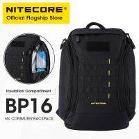 Nitecore กระเป๋าเป้สะพายหลัง BP16กันน้ำ16L,กระเป๋าเป้สะพายหลังอเนกประสงค์500D ไนล่อนกระเป๋าเป้แล็ปท็อปเดินทางนักธุรกิจผู้ชายกระเป๋าฉนวนกันความร้อน