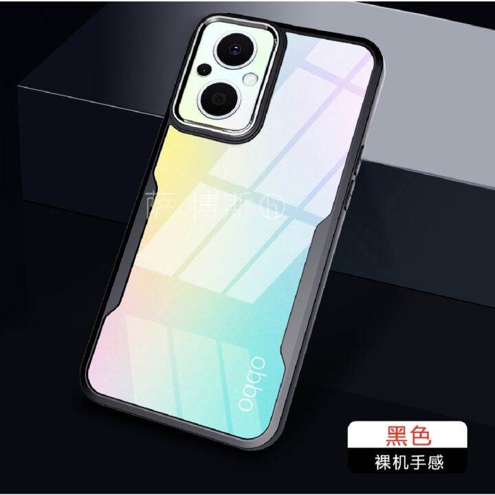 case-oppo-a96-5g-oppo-reno8z-5g-reno7z-5g-เคสหลังใส-เคสกันกระแทก-เคส-oppo-a96-5g-เคสขอบนิ่มหลังแข็ง-เคสpc-tpu-ส่งจากไทย