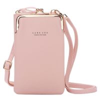 [กระเป๋าแฟชั่นสุดฮอต688] Bolso Cruzado Para Teléfono Para Mujer Mini Bolso De Hombro De Cuero Pu Monedero Portil De Viaje De Gran Capacidad Sa Para Tarjeta R5