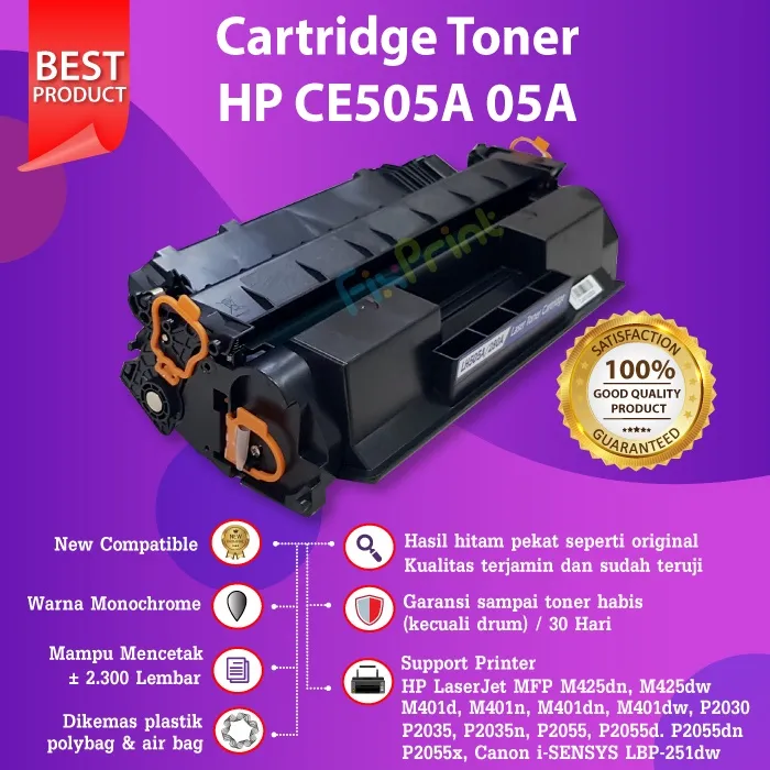 Cartridge Toner Compatible 80A CF280A Printer HP LaserJet Pro 400 MFP
