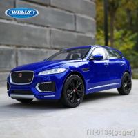 ∏□ gsger 1:24 jaguar f-pace suv liga modelo de carro diecastas veículos fora estrada simulação coleção crianças brinquedo presente