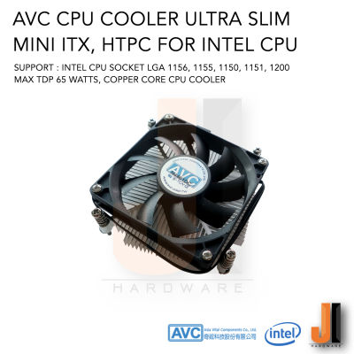 AVC CPU Cooler Mini ITX, HTPC For Intel CPU Socket LGA 1150, 1151, 1155, 1156, 1200  (ของใหม่ไม่มีกล่องสภาพดี)