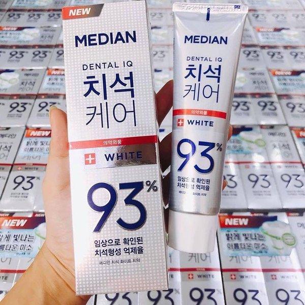Kem Đánh Răng Median Dental IQ 93 giúp sạch khuẩn Hàn Quốc - Màu trắng