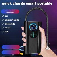 ✖❉✽ Rechargeable Air Pump Tire Inflator 150PSI Portable Compressor Digital Cordless Car Tyre Inflator For Bicycle Balls