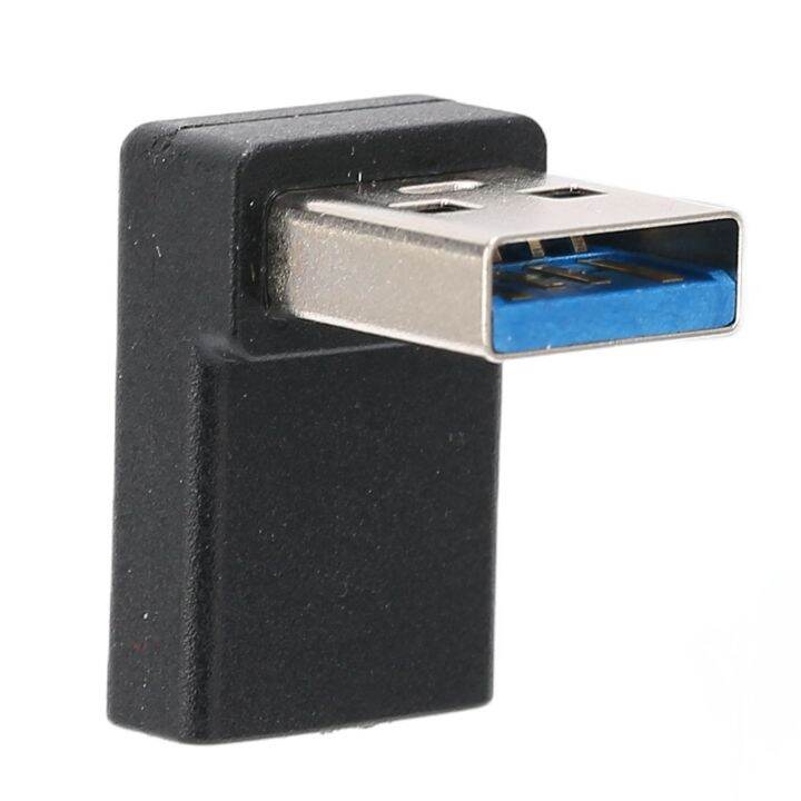 ชนิด-c-เป็น-usb-3-0อะแดปเตอร์ข้อศอกชนิด-c-แปลง90องศาสำหรับแฟลชไดรฟ์สองหัวความเร็วสูง