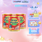 Combo 3 sữa bột GrowPLUS+ suy dinh dưỡng trên 1 tuổi 3 lon x 1.5kg - Grow