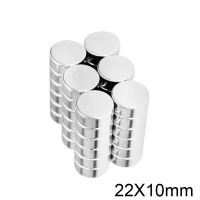 ❁▪ 10/20/30pcs 22x10 mm Super Powerful Strong Magnetic Magnets 22mmx10mm Permanent Neodymium Magnet 22x10mm Round 22x10 mm