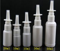 1pcs Empty Plastic Nasal Pump Spray Bottle Mist Nose Mini Empty Refillable Bottle 10/15/20/30/50ml new