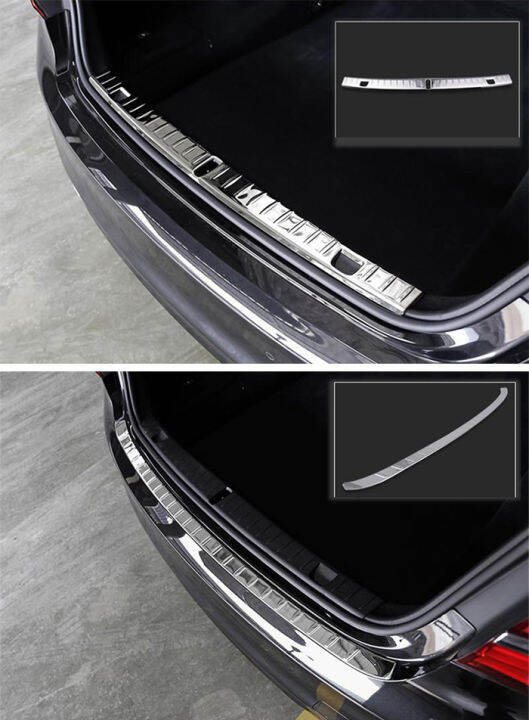 รถจัดแต่งทรงผมสำหรับ-bmw-7-series-g11-g12อุปกรณ์เสริมสติกเกอร์ด้านหลัง-trunk-trim-กันชน-protector-ตกแต่งอัตโนมัติแผงป้องกัน