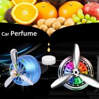 Car Perfume Air Conditioning Vents Freshener Rotating Outlet Aromatherapy Ornament Decoration Accessory