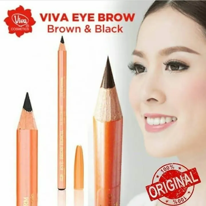 Viva Pinsil Alis Original Warna Coklat Original Pinsil Alis Viva Coklat Lazada Indonesia 3193