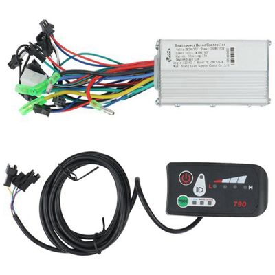 NERIES 250W/350W Electric Bike Brushless Motor Controller with 790 LED Display Panel&amp;Speed Switch E-Bike Accessories Parts ,36V
