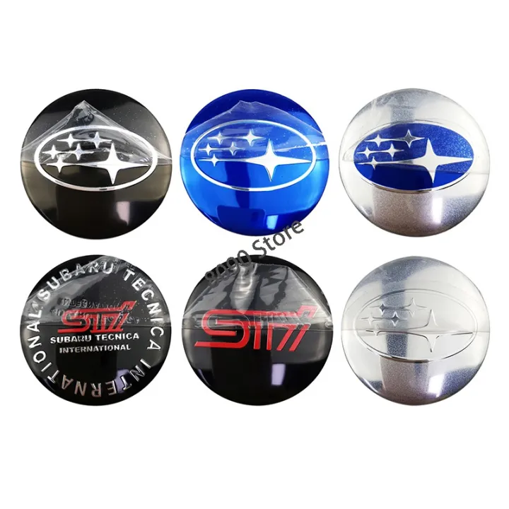 Auto parts 4pcs 56mm Car Wheel Center Hub Cap Sticker Auto Wheel Emblem