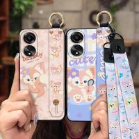 Shockproof Soft case Phone Case For OPPO A78 4G Anti-knock Durable Anti-dust Cute Wristband Fashion Design Back Cover