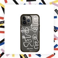 【On Clearance】Casetify เคสโทรศัพท์มือถือ ซิลิโคน TPU ลายเส้นเดียว 102 โดย aLILscribble สําหรับ For iPhone 7 8 Plus X XS XR 11 12 13 Mini Pro Max SE 2022