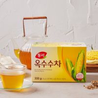 Dongsuh | Corn Tea  ชา(ชง)ข้าวโพด (10g*30ถุงชา) 300g ทำจากข้าวโพด 100% มีรสชาติและกลิ่นหอมของข้าวโพด [동서] 옥수수차(10g티백*30개입)