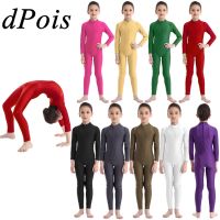 Kids Long Sleeve Mock Neck Leotard Ballet Dance Leotards  Gymnastics Jumpsuit for Girls Childrens Dancewear Exercise Costumes