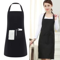 ✷∈™ Kitchen Aprons for Women with 2 Pockets Cooking Chefs Apron Extra large for Men Ladies Waterproof Adjustable Bid Plain Apron for Baking Gardening Restaurant BBQ