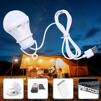 Luz Led Portátil De Carga USB Para Exteriores,Lámpara De Noche De Acampada,Multifunción,Banco De Energía,Tienda De Campaña,Cable De Carga Larga,1 Piezas