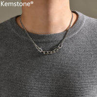 เครื่องประดับสร้อยโซ่สำหรับผู้ชายสีเงินสแตนเลส Kemstone