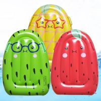 Summer Inflatable Boards Fruit Shape Pool Float Mat With Handle Swimming Ring For Adult Children Water Party Toys Air Mattress