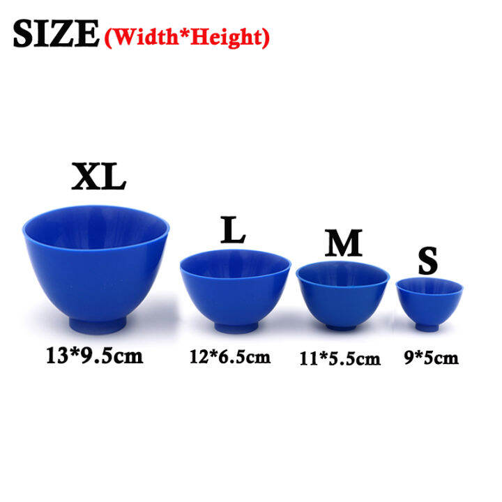 Dental Lab Rubber Mixing Bowls Flexible Silicone Bowls for Alginate and