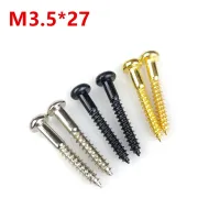 6 Pcs Electric Guitar Bridge Saddles Tremolo  Bridge Tailpiece Mounting Fixed Screws With Notch Guitar Essories