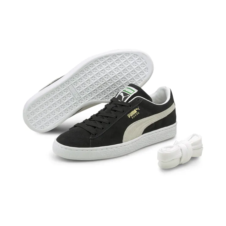 puma clyde black suede