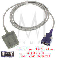 สำหรับเซ็นเซอร์ออกซิเจนชีพจรของเครื่องทำความเย็น Odmbruker Argus VCM Monitor,14pin 3M Oximetry Probe Cable Fingerear