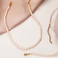 【CW】 Bead Necklace for Freshwater Collares Gold Color Clasp Choker