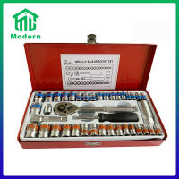 Modern EURO KING TOOLS ชุดเครื่องมือ ประแจ ชุดบล็อก 40 ชิ้น ขนาด 3/8" &amp; 1/4" Socket Set