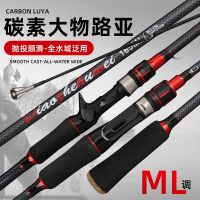 2 Sections Fishing Rod 1.65M/1.8M Spinning/Casting Carp Pole Carbon