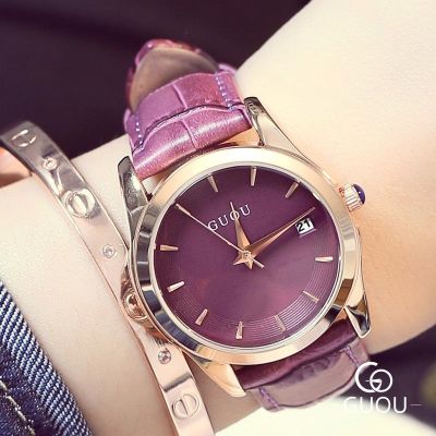 ♣▦❒ Luxury Rose Gold Womens Clock With Date Fashion Ladies Wrist Watch For Women Relogio Feminino High Quality Leather Female Clock