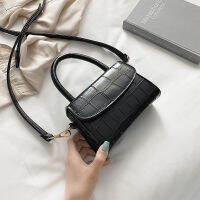 Small Square WomenS Bags Fashion PU Leather Crossbody Bag Crocodile Pattern Chain Shoulder Messenger Bags Handbag