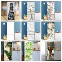 【CW】 Self-adhesive Sticker The Fridge Door Cover Film Refrigerator Wallpaper Decal Wrap